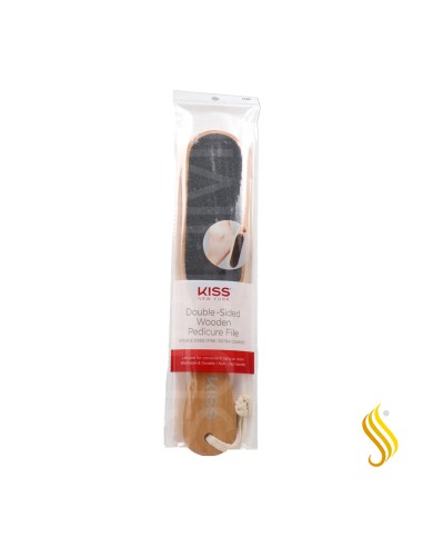 Red Kiss Kny Double Sided Wooden Pedicure File Raspador De Callos